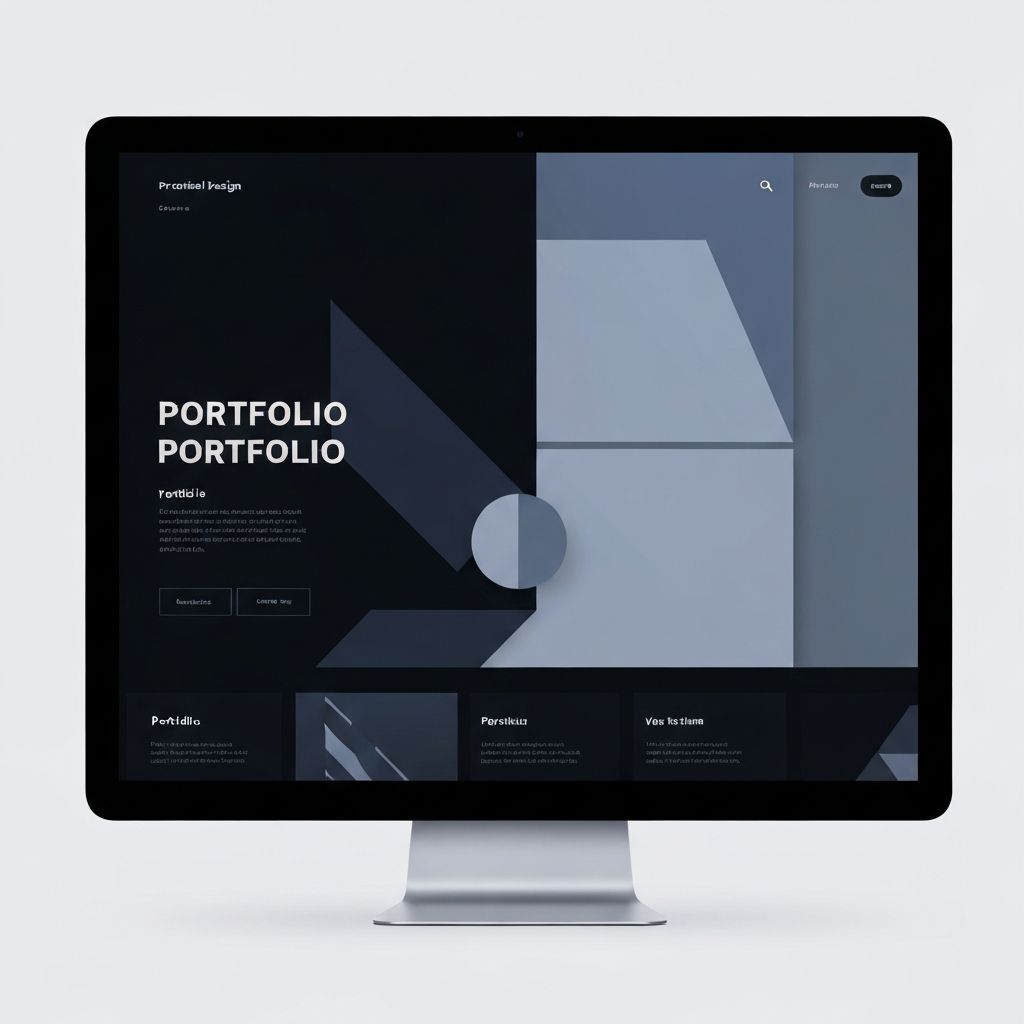 Tech Portfolio - Minimalistisches Portfolio für Kreativagenturen mit beeindruckenden Animationen